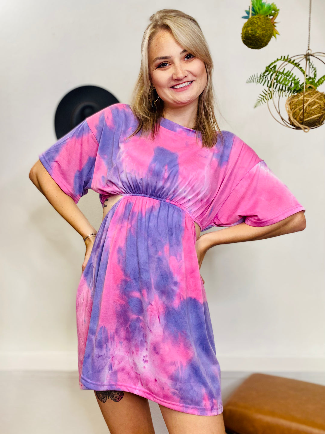 umgee dress UMGEE V-Notched Floral Print Dress