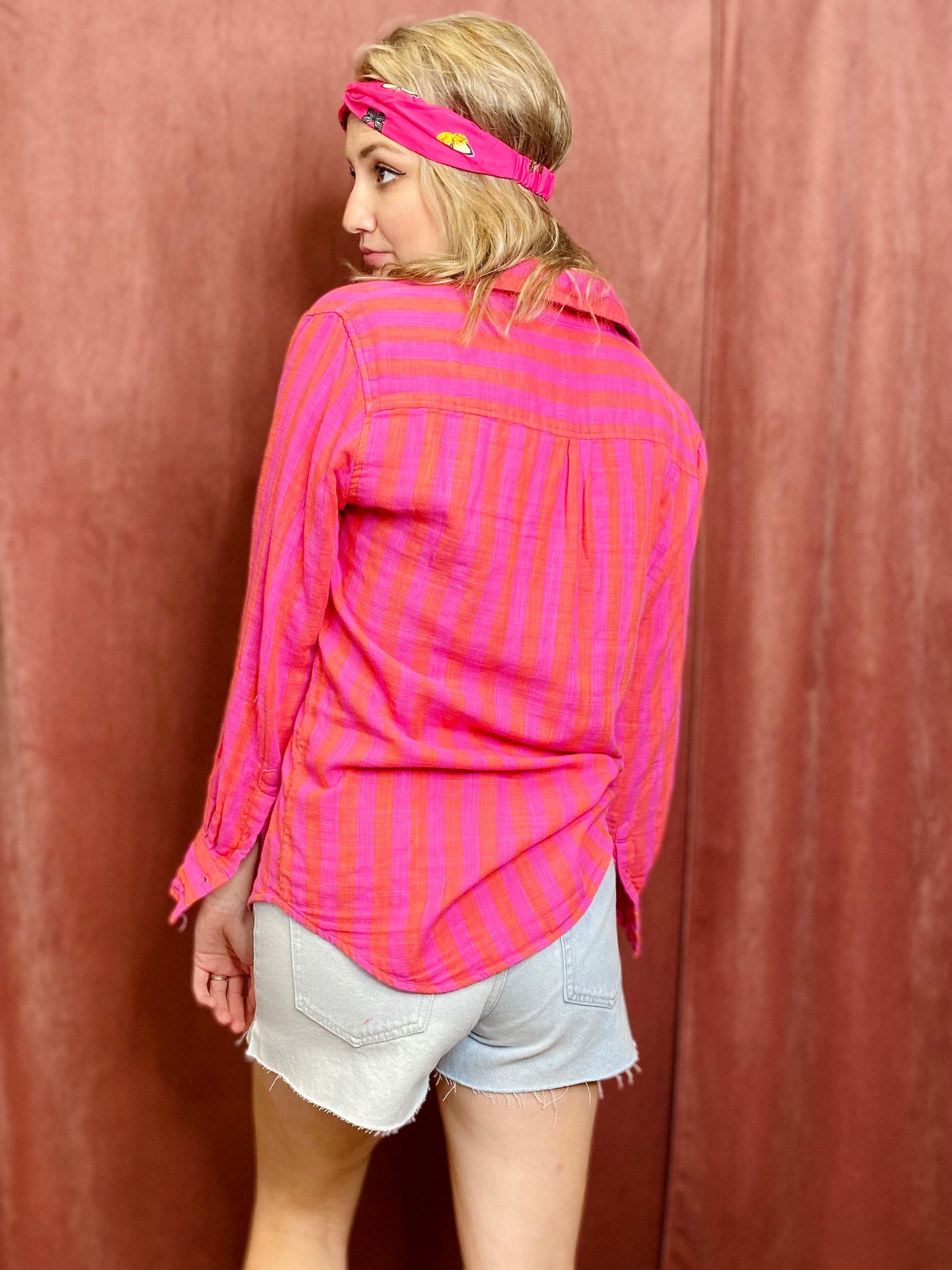 Saturdays Long Sleeve Shirt Z SUPPLY-Tops-Anatomy Clothing Boutique in Brenham, Texas