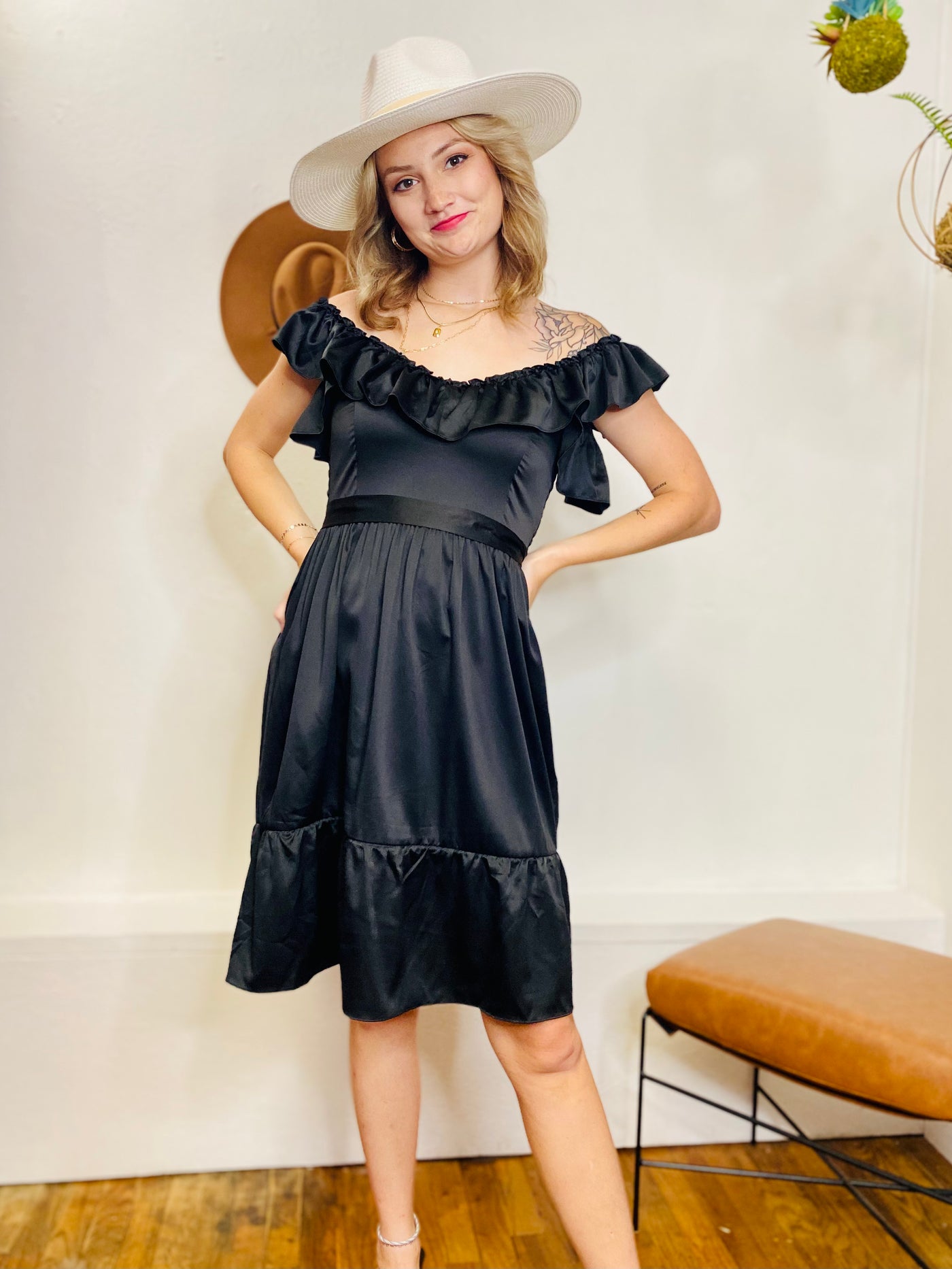 Mercy Multiway Black Dress KINDOM-Dresses-Anatomy Clothing Boutique in Brenham, Texas