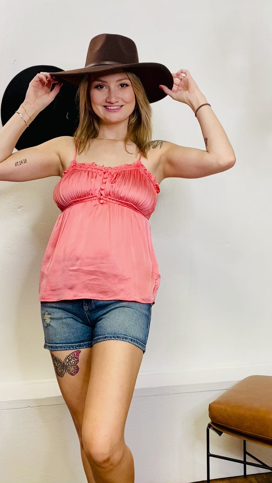Haven Shell Pink Cami Top DEAR JOHN