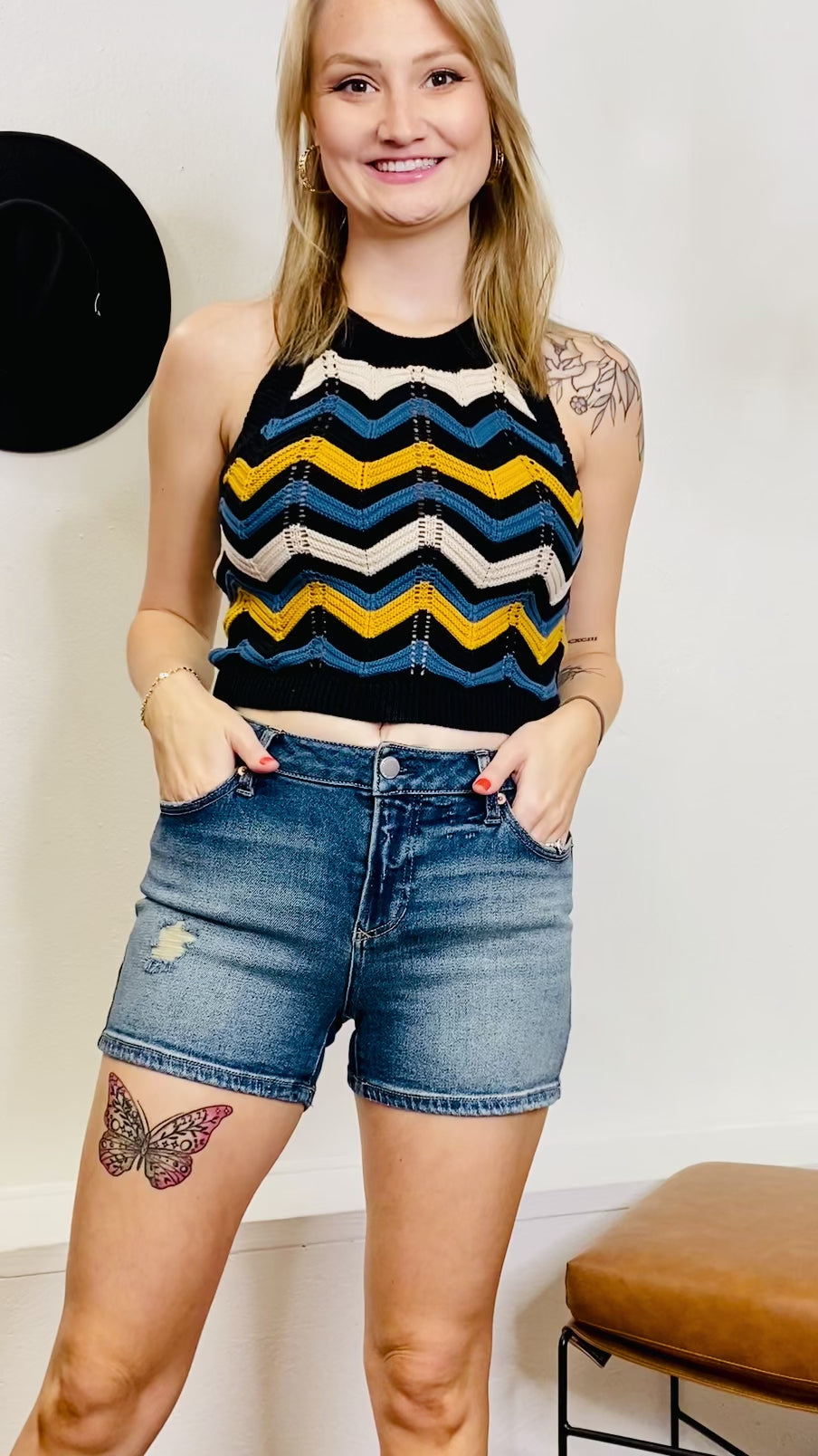 Gigi High Rise Shorts DEAR JOHN