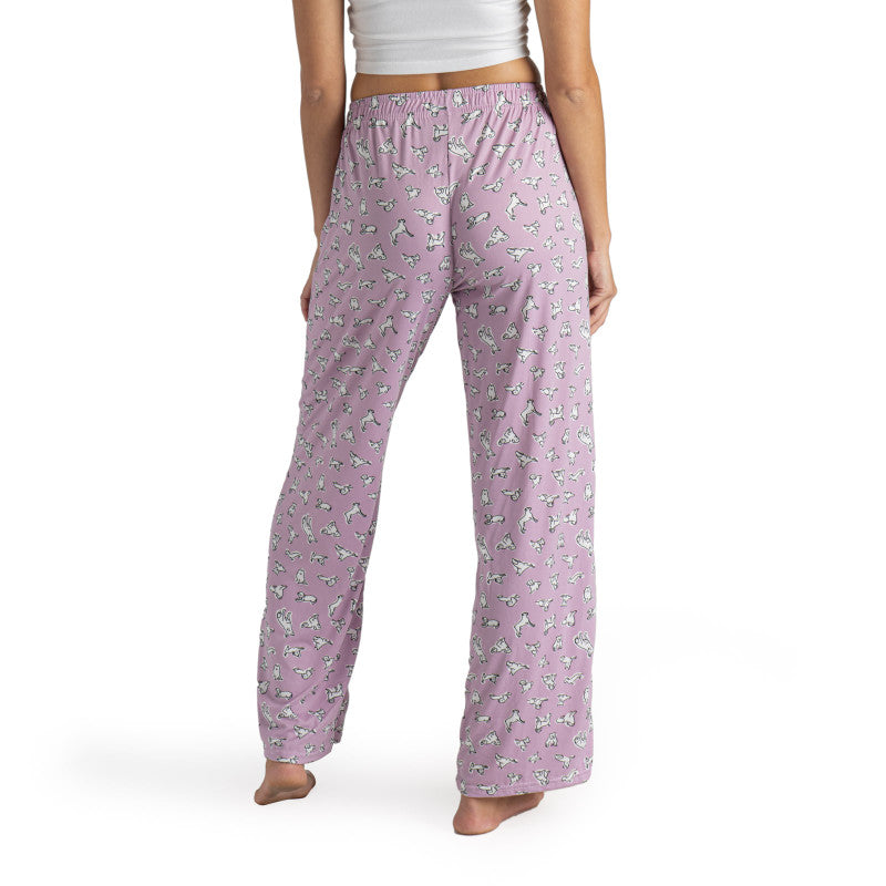 Lounge Pants HELLO MELLO - Take A Paws-Bottoms and Jeans-Anatomy Clothing Boutique in Brenham, Texas