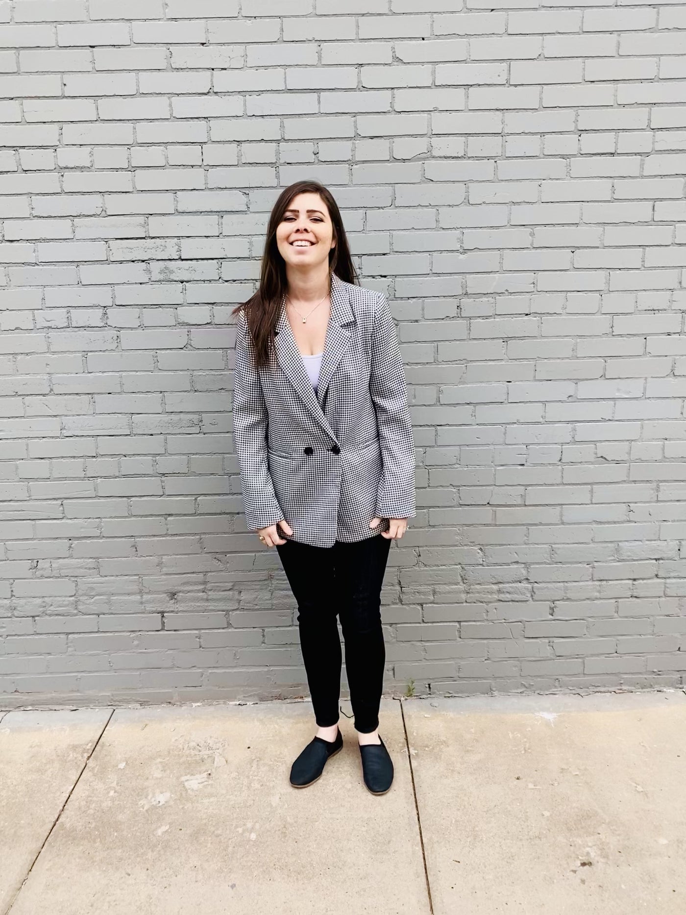 Chelsea Houndstooth Blazer LUCY PARIS