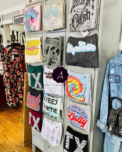 Graphic Tee Mystery Bag-Tops-Anatomy Clothing Boutique in Brenham, Texas