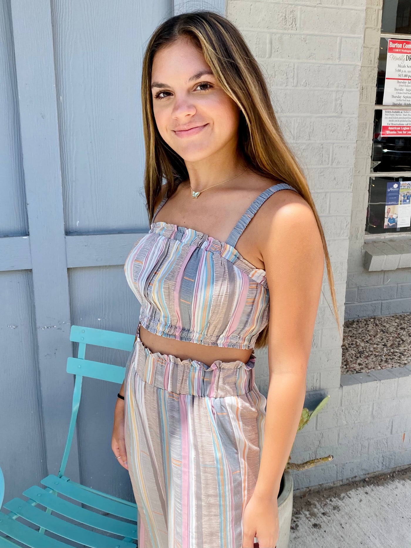 Balcony Striped Bra Top Z SUPPLY-Tops-Anatomy Clothing Boutique in Brenham, Texas