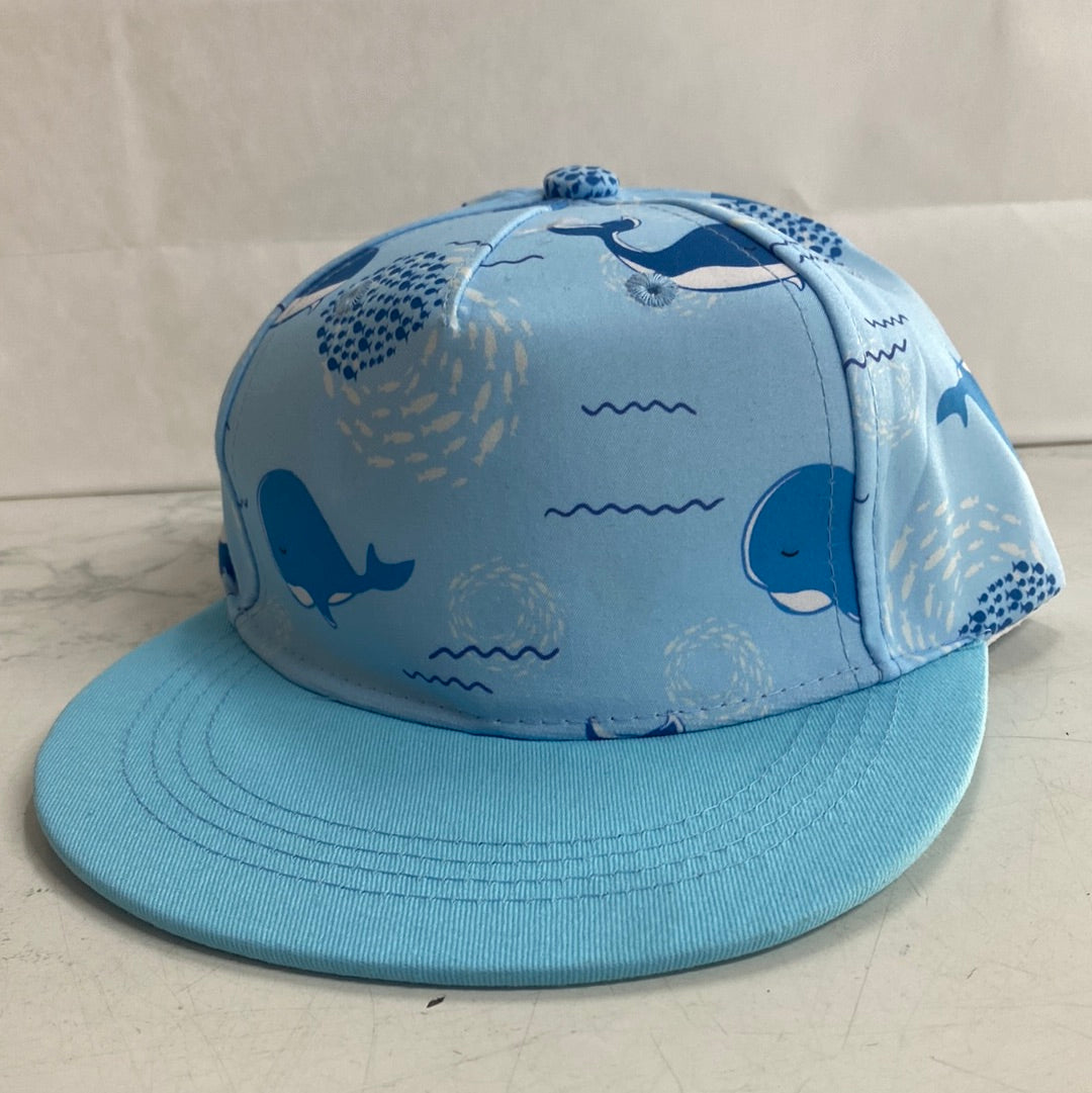Toddler Adjustable Velcro Hat - Whale-Baby Accessories-Anatomy Clothing Boutique in Brenham, Texas