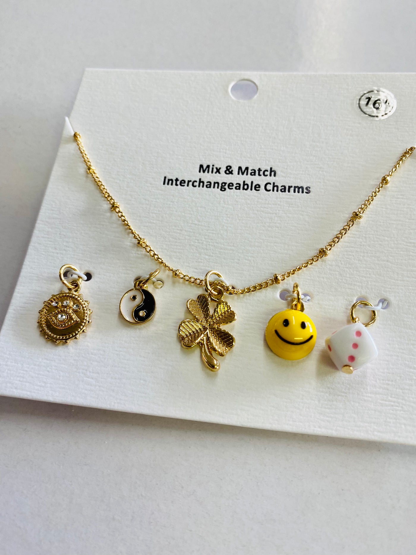 Interchangeable Charms Necklace-Accessories-Anatomy Clothing Boutique in Brenham, Texas