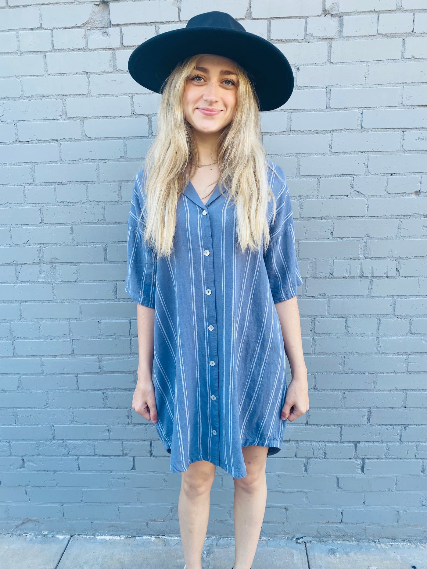 James Easy Striped Dress Z SUPPLY-Dresses-Anatomy Clothing Boutique in Brenham, Texas