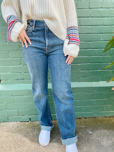 Village Wide Leg Jeans ARTICLES - Bleeker-Bottoms and Jeans-Anatomy Clothing Boutique in Brenham, Texas