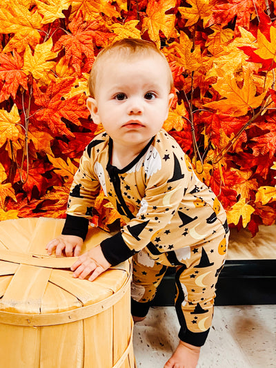 Indie Footie Sleeper - Trick or Treat-Baby Sleeper-Anatomy Clothing Boutique in Brenham, Texas