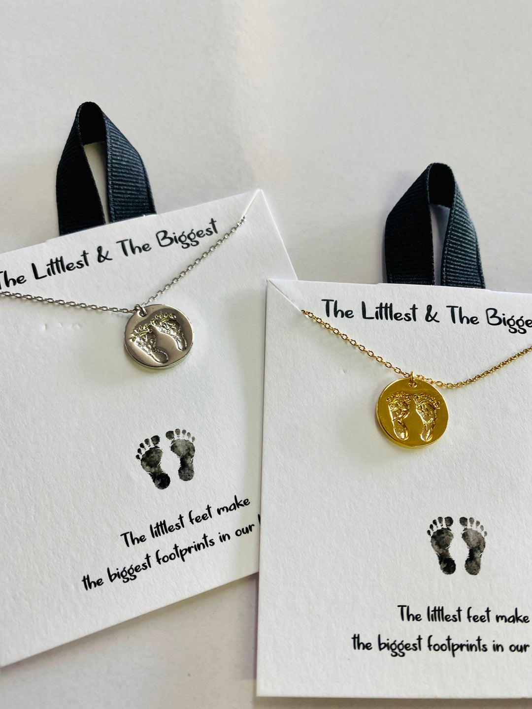 The Littlest Feet Gift Necklace-Accessories-Anatomy Clothing Boutique in Brenham, Texas