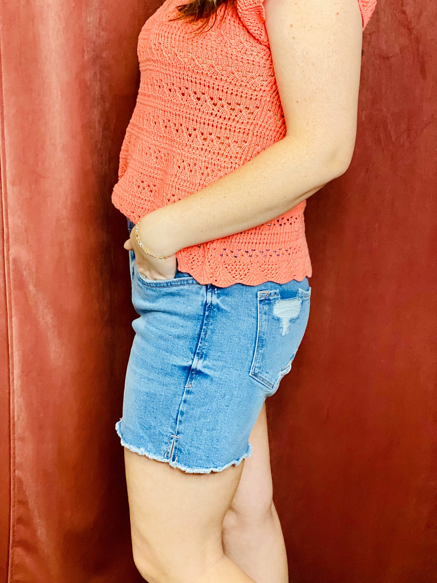 Julian High Rise Shorts DEAR JOHN-Bottoms and Jeans-Anatomy Clothing Boutique in Brenham, Texas