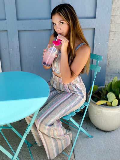 Balcony Striped Bra Top Z SUPPLY-Tops-Anatomy Clothing Boutique in Brenham, Texas
