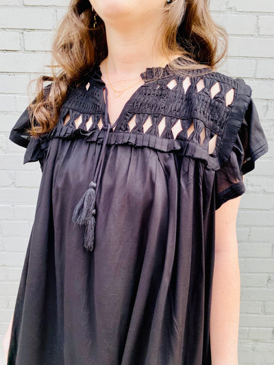 Osiris Detailed Dress DEAR JOHN-Dresses-Anatomy Clothing Boutique in Brenham, Texas