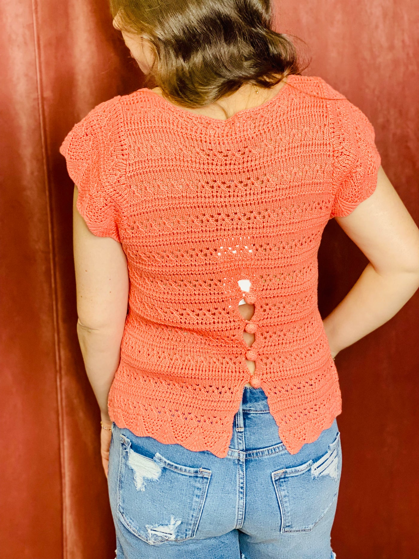 Raegan Crochet Blouse DEAR JOHN-Tops-Anatomy Clothing Boutique in Brenham, Texas