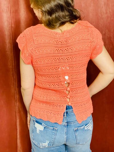 Raegan Crochet Blouse DEAR JOHN-Tops-Anatomy Clothing Boutique in Brenham, Texas